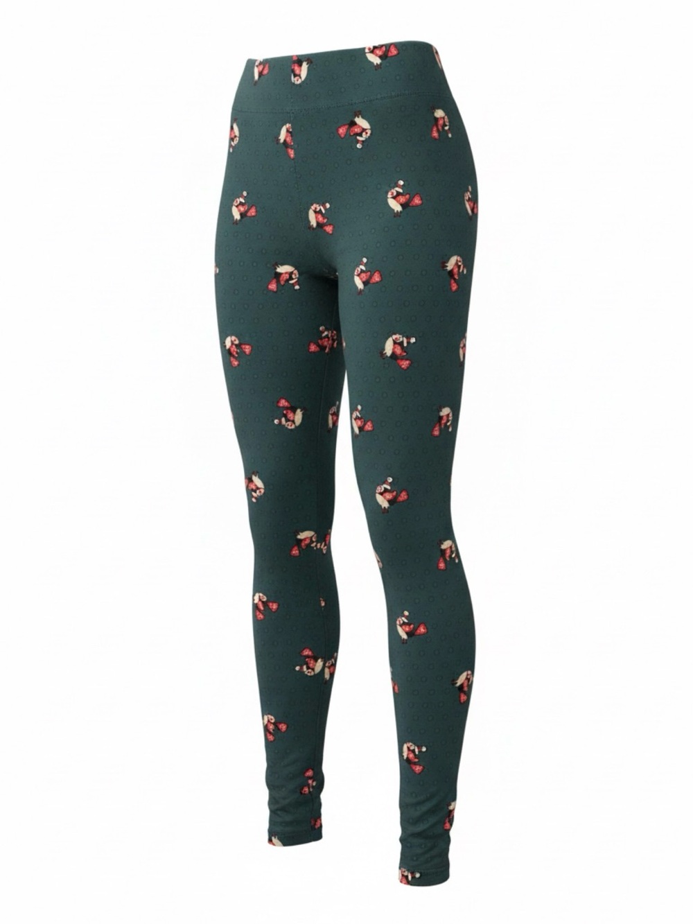 LuLaRoe Leggings OS Green Christmas penguins